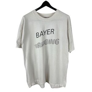 Vintage 90s Bayer Racing Coatings N Colorants Medical Promo Shirt Size 2XL